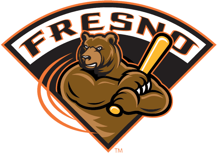 Fresno Grizzlies Logo - Fresno Grizzlies Bear Logo (700x511)