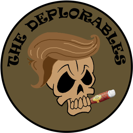 Deplorable Subdued Sticker - Tagged (480x480)