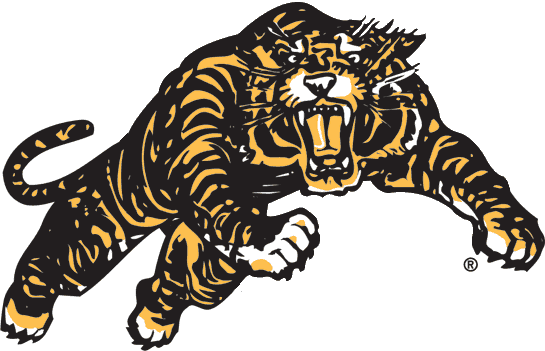 Tiger-cats Alternative Leaping Tiger Logo - Tiger-cats Alternative Leaping Tiger Logo (545x351)