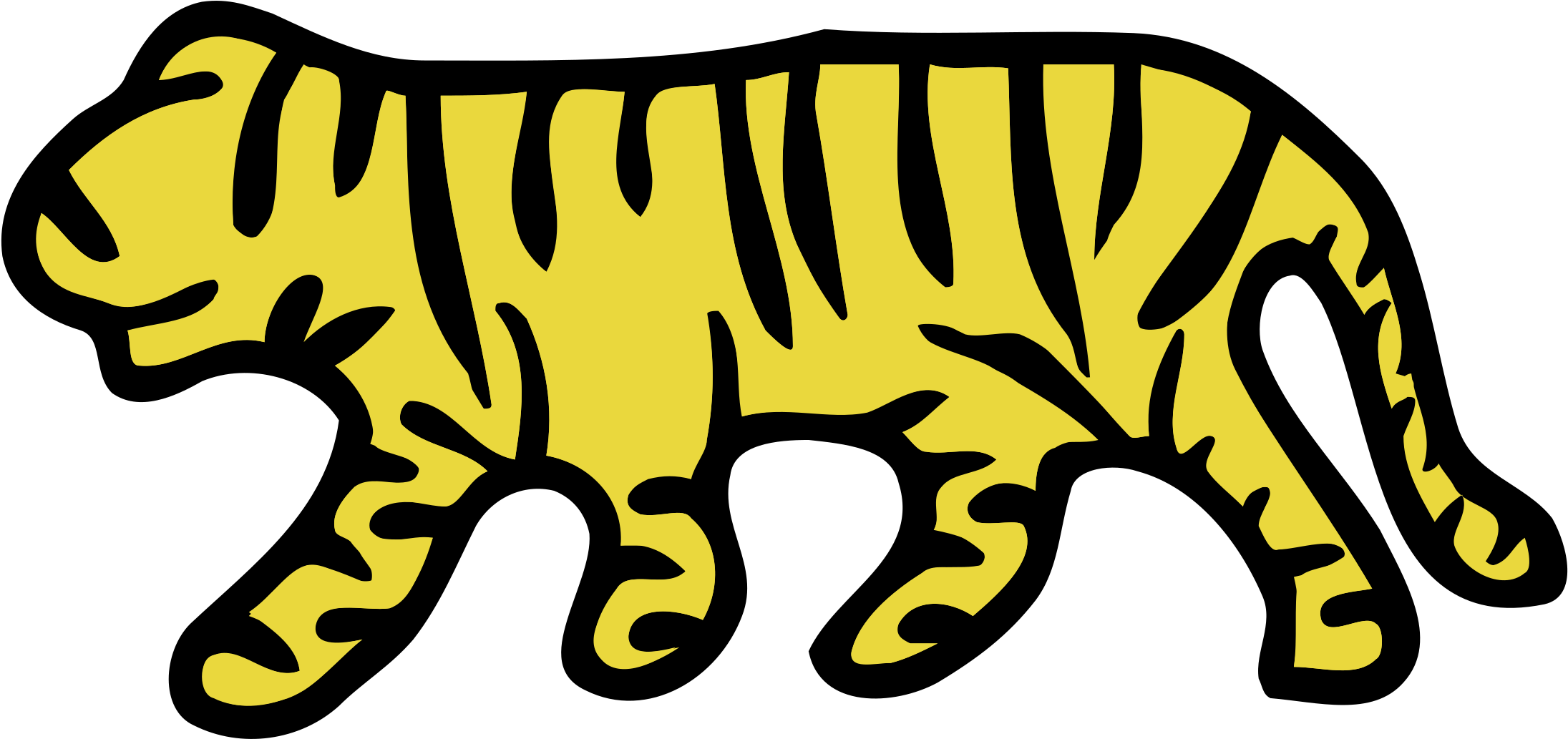 Hamilton Tigers Logo Png Transparent - Hamilton Tiger Nhl (2400x2400)