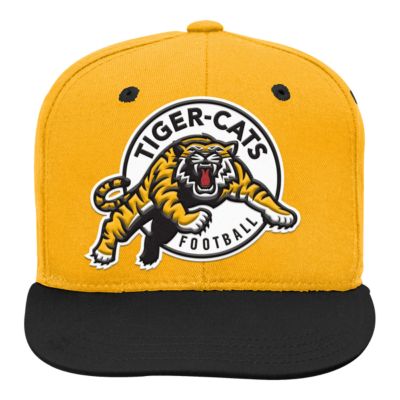 Hamilton Tiger Cats Kids' Two Tone Flat Brim Snapback - Hamilton Tiger Cats Logo (400x400)