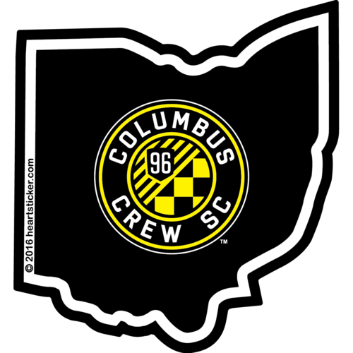 Mls Columbus Crew Sc Sticker - Mls Columbus Crew Logo On The Go Go (500x500)