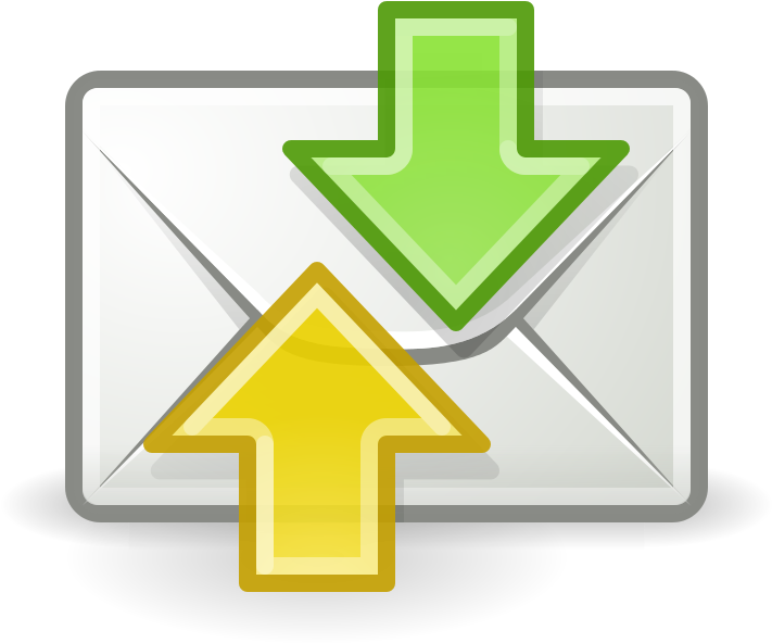 Send And Receive Email Icon - Send Receive Icon (768x768)