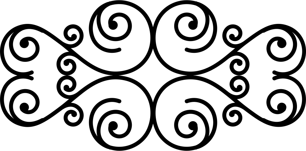 Floral Design Of Spirals Comments - Орнаменты Кыргызские (980x486)