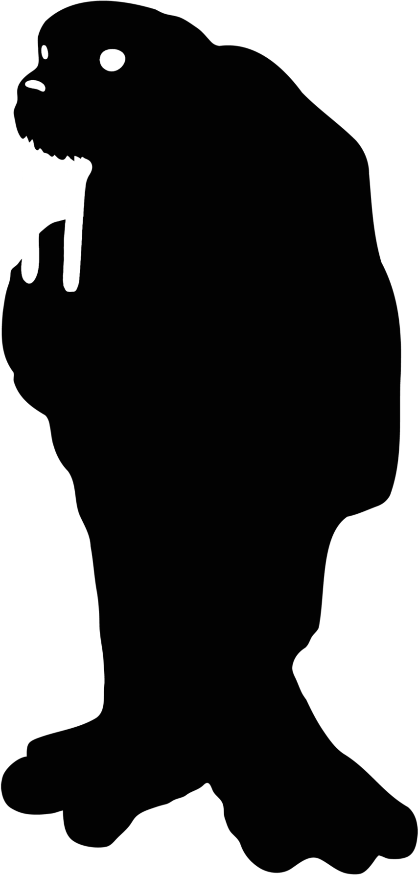 Walrus - Walrus Silhouette (855x1802)