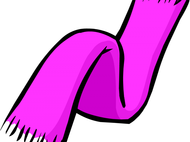 Scarf Clipart File - Blue Scarf Clipart (640x480)