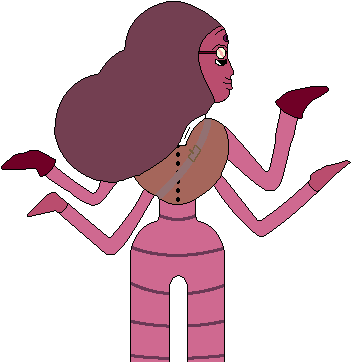 Rose Quartz Garnet Fusion - Steven Universe Gem Canon (360x362)