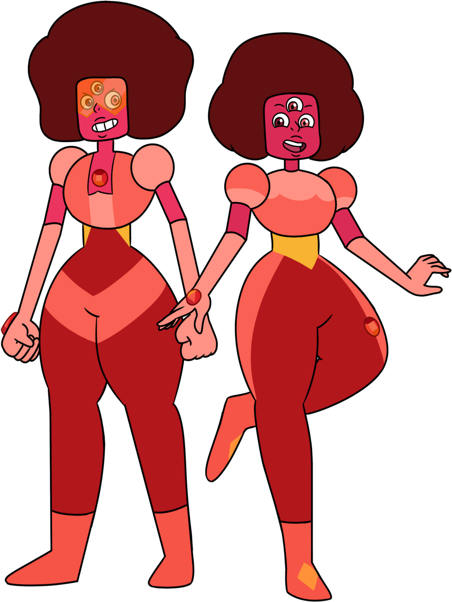 Steven Universe Padparascha And Doc Fusion And Leggy - Steven Universe Doc (2000x2102)