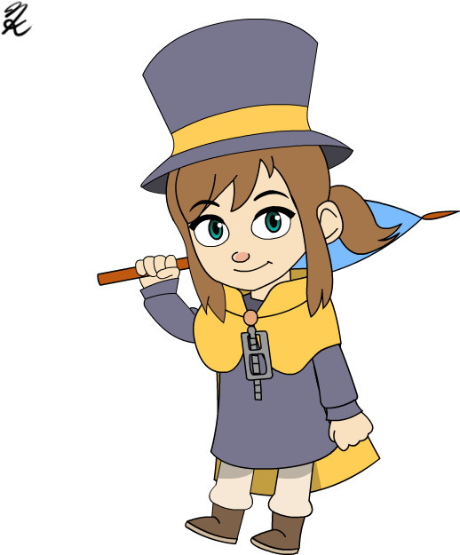 A Hat In Time Clothing Cartoon Male Boy Fictional Character - Hat In Time Main Character (560x647)
