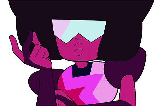 Pink Purple Fictional Character Cartoon Magenta Art - Garnet Steven Universe Transparent (507x368)