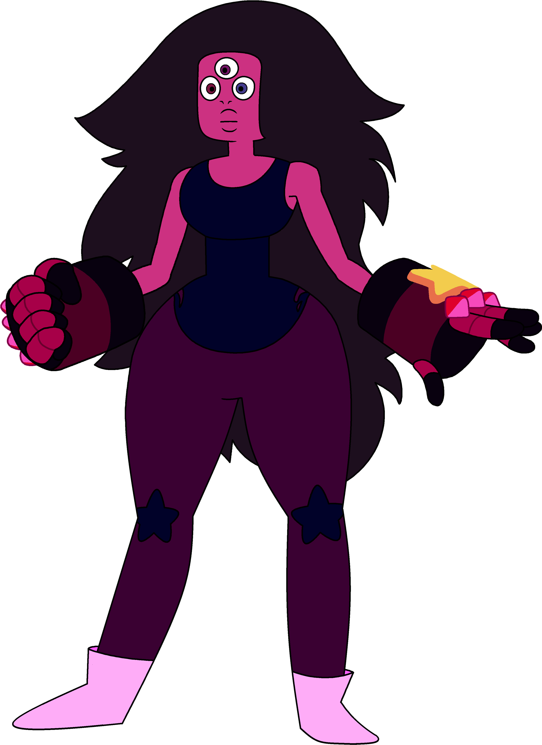 Garnet As Amethyst Gauntlets Deko Kun - Pearl As Garnet Deko Kun (1936x2613)