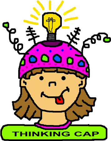 Thinking Cap Clip Art - See Think And Wonder (500x500)