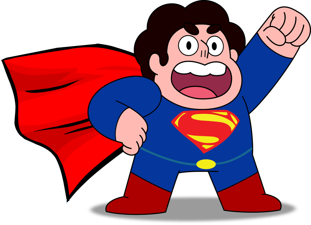 Steven Universe Superman By Movies Of Yalli - Logon 8 White Custom Design Of The Steven Universe (1050x761)