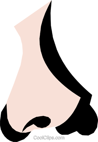 Nose Royalty Free Vector Clip Art Illustration - Nose Royalty Free Vector Clip Art Illustration (332x480)