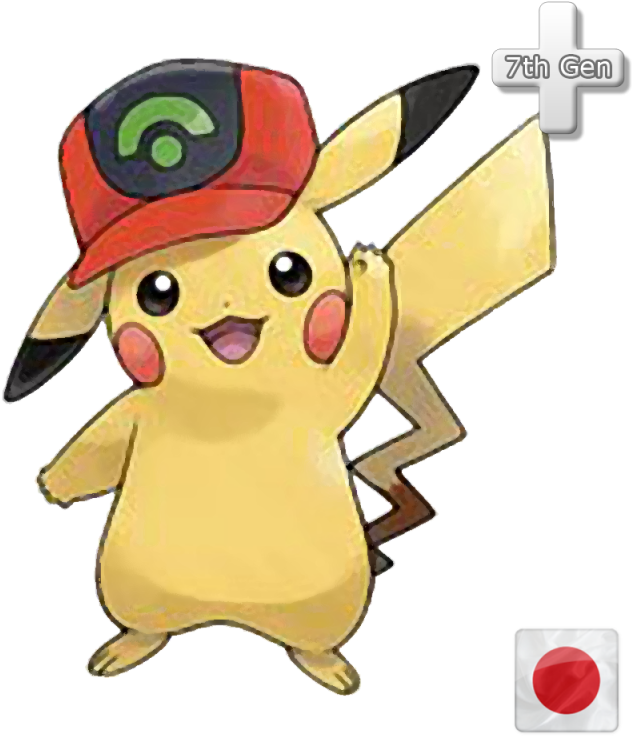 Pikachu With Ash's - Pikachu With Ash's Hat (800x800)