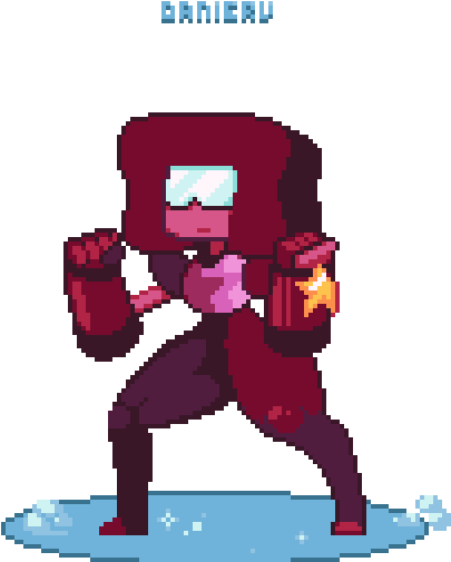 Garnet By Danmanr98 - Garnet Steven Universe Pixel Art (512x512)