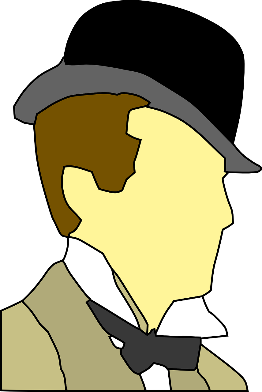 Topper Man Clothing Hat Suit Png Image - Man And A Hat Clipart (856x1280)