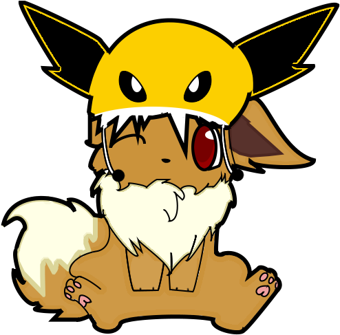 Eevee With A Hat By Ghostlycatalyst - Eevee Drawings With A Hat (512x512)