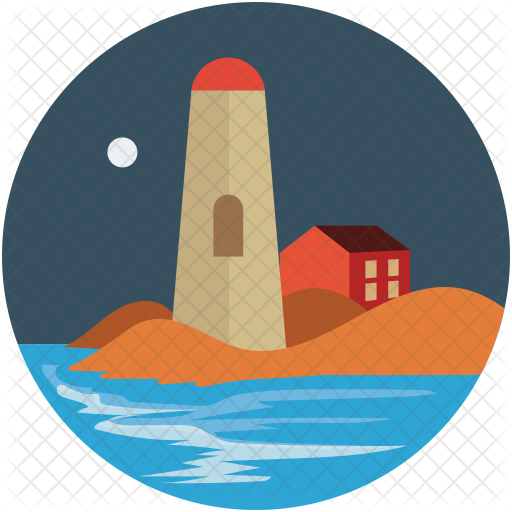 Lighthouse Icon - Illustration (512x512)