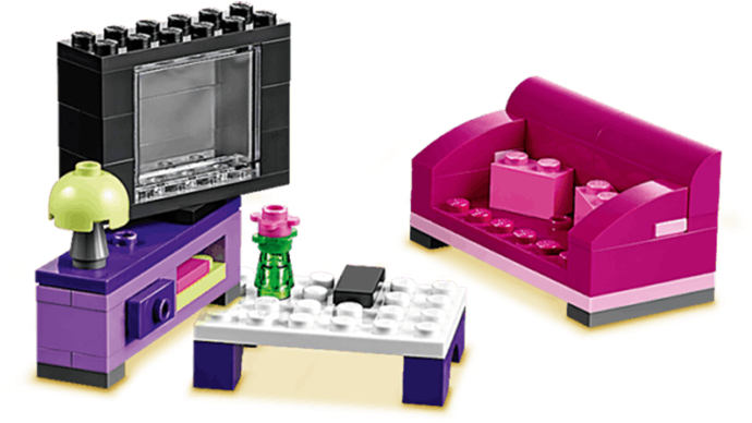Building Instructions Lego® Classic Lego - Lego Living Room (850x850)