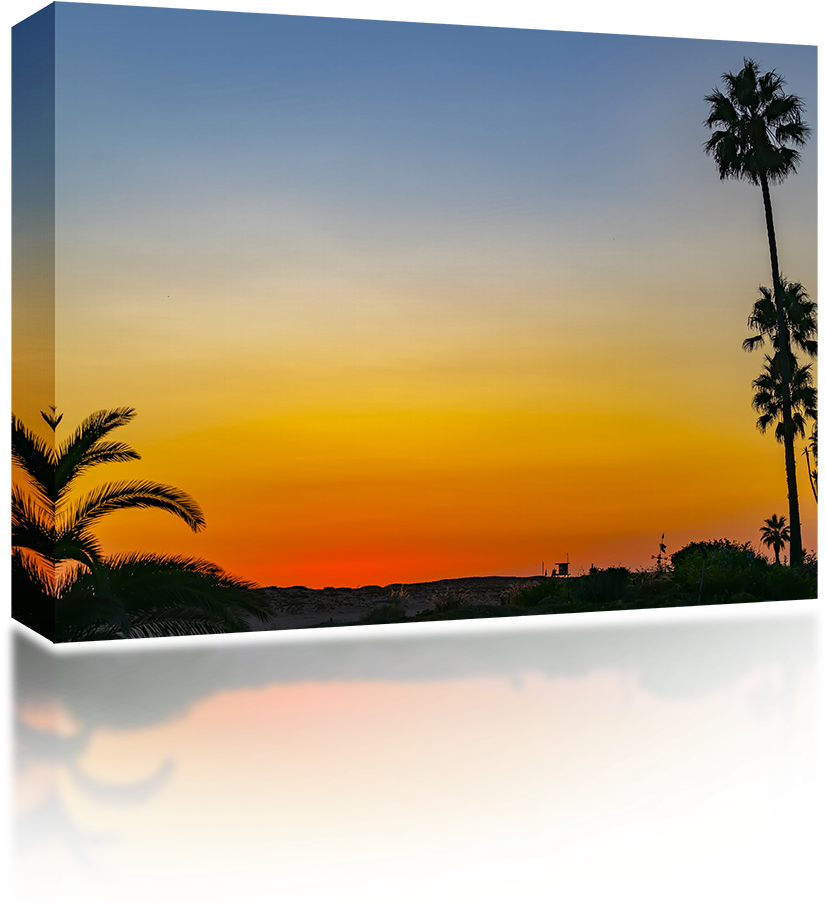 Beach Palms At Sunset - Sunset (1024x1024)