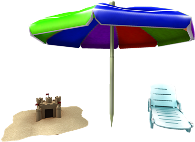 3d - Roblox Portable Beach (420x420)