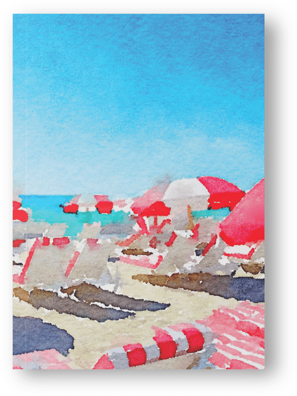 Beach Umbrella 4 Journal - Umbrella (1440x1440)