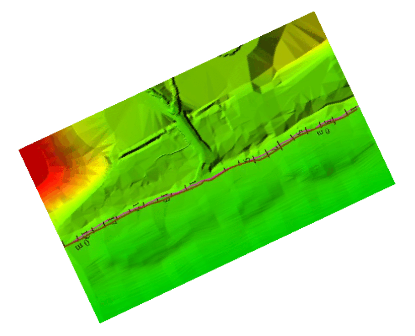 Digital Elevation Model Of Shkorpilovtsi Beach Showing - Portfele Z Piłkażami (824x667)