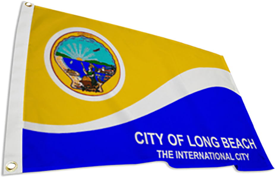 Long Beach City Flag - City Of Long Beach Seal (1200x1200)