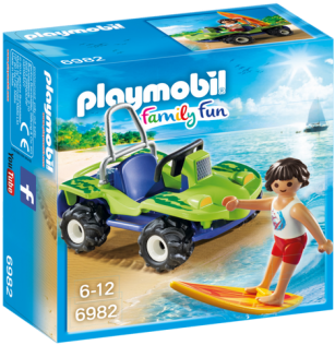 Playmobil Surfer With Beach Quad - Playmobil 6982 Surfer With Beach Quad (458x458)
