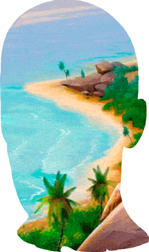 Animated Gif Beach, Cartoon, Water, Free Download Schleef, - Beach In Gif Cartoon (300x506)