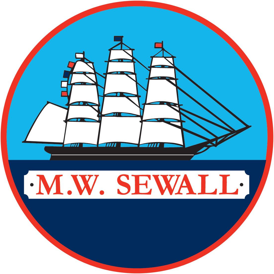 Circle Logo 2010 No White Edge » Circle Logo 2010 No - M. W. Sewall (1103x1101)
