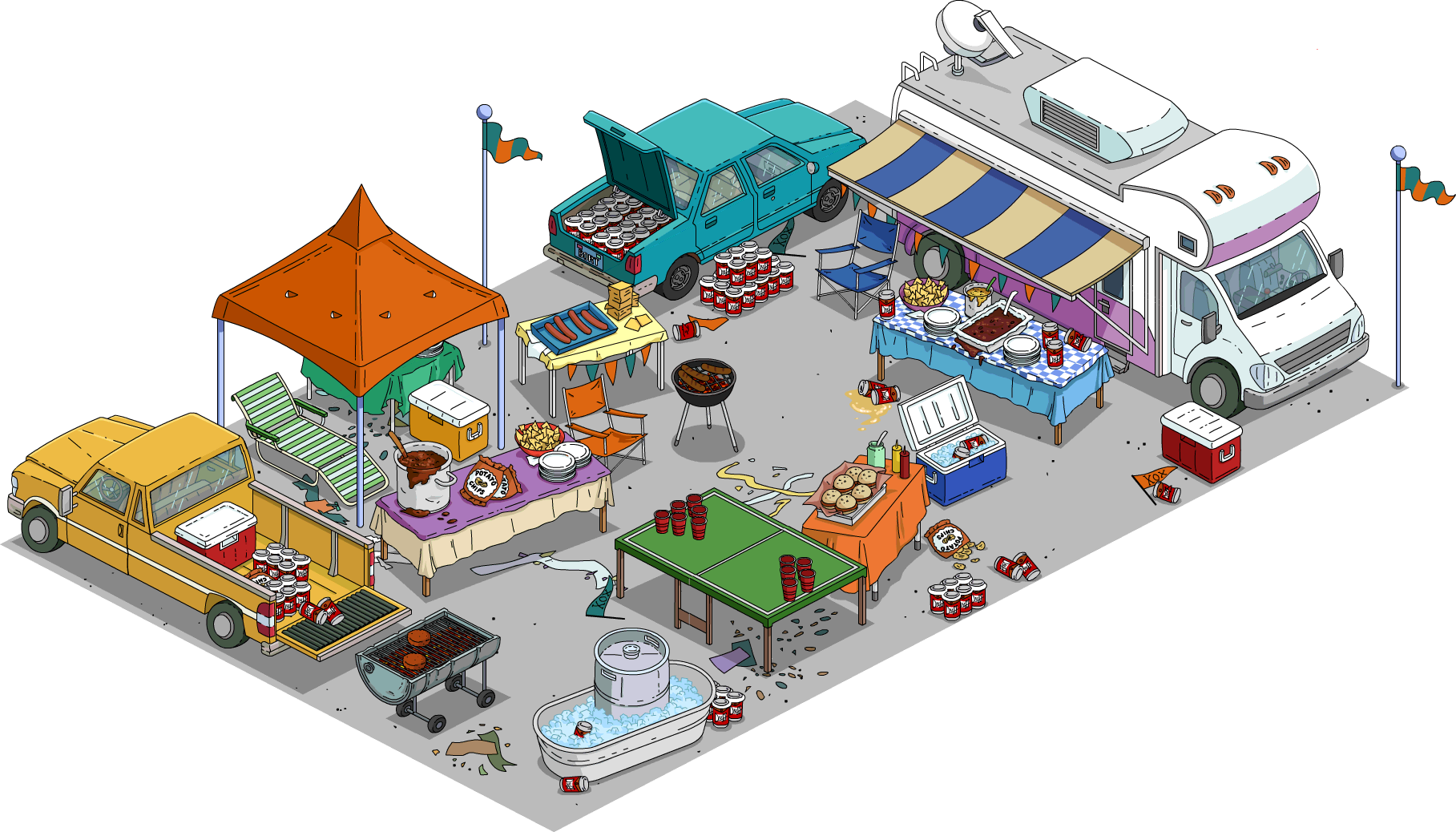 Tailgate - Simpsons Tapped Out Homerpalooza (1817x1038)