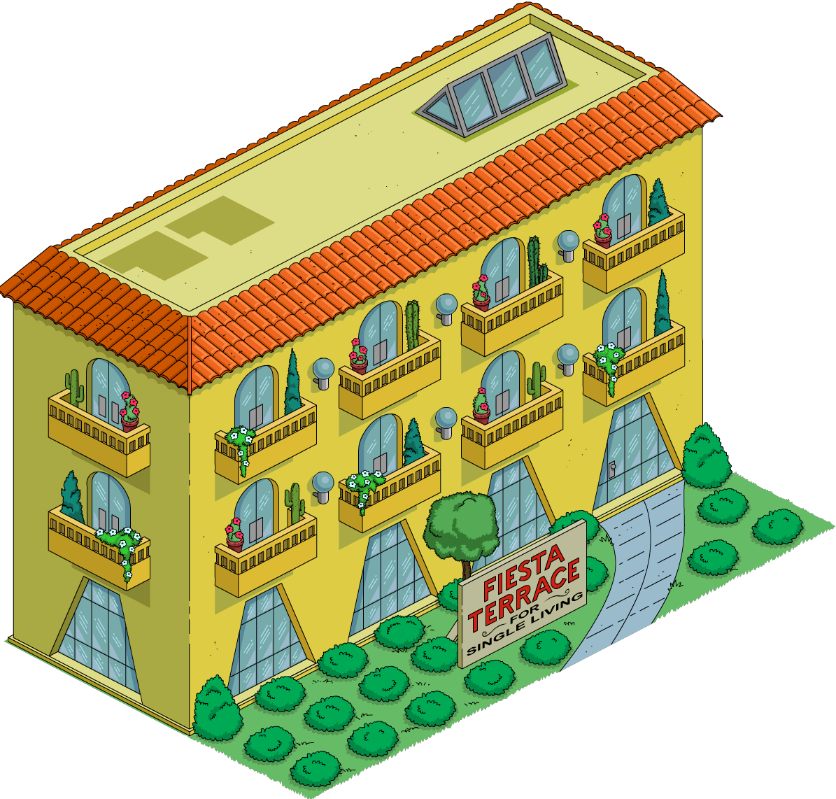 Fiesta Terrace Donut Cost - Fiesta Terrace Simpsons (1195x1142)