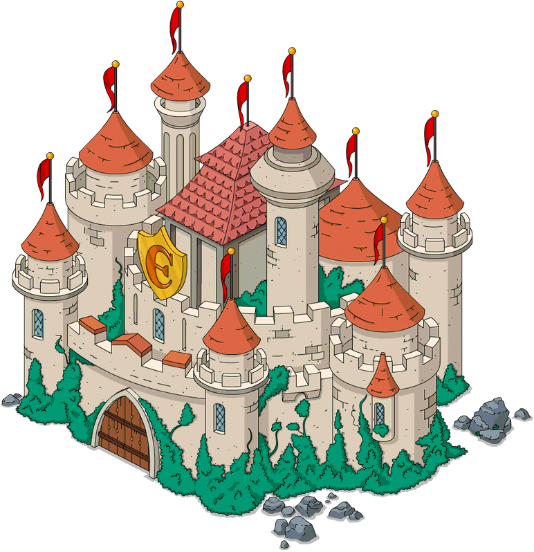 Castleequaliaflipped Transimage Unlock Lisa Queenhelvetica - Simpsons Tapped Out Castle (772x798)