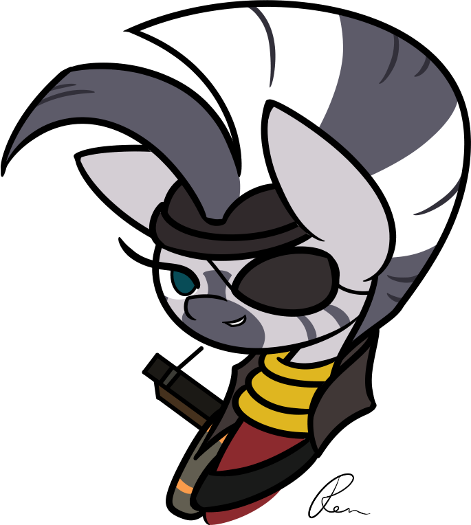 Democora, Demoman, Demozecora, Eyepatch, Parody, Safe, - Cartoon (685x764)