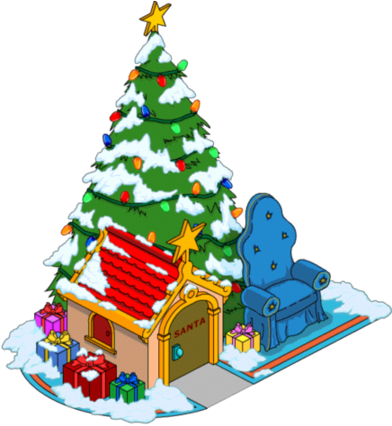 Image Santas Workshop The Simpsons Tapped Out Wiki - Santa's Wporkshop Png (442x476)