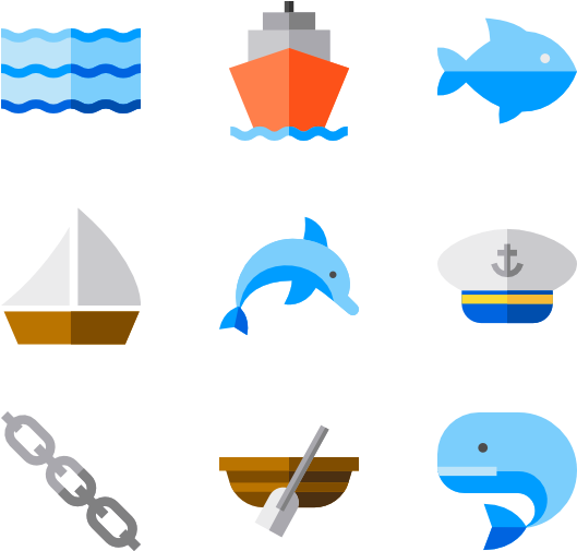 Sailing - Sailing Icons (600x564)