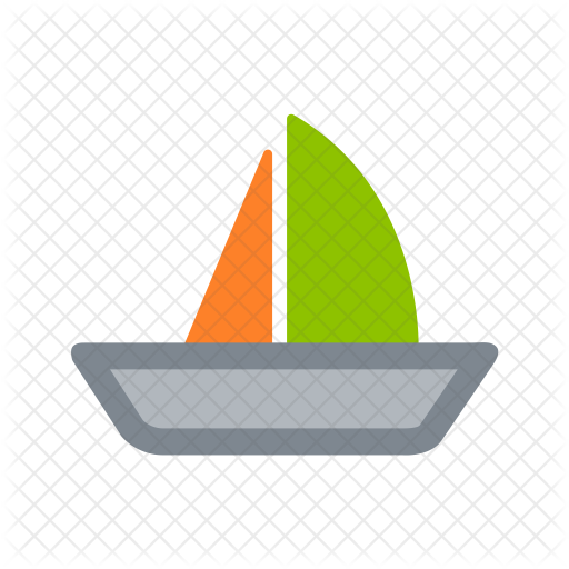 Boat Icon - Keelboat (512x512)