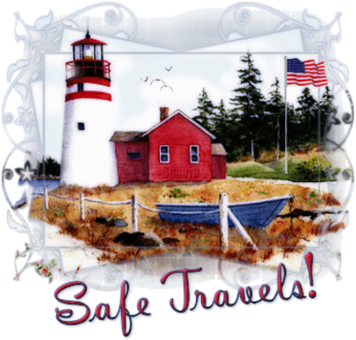 Safe Travelsww052318 Lighthousetsd - Lighthouse (512x497)