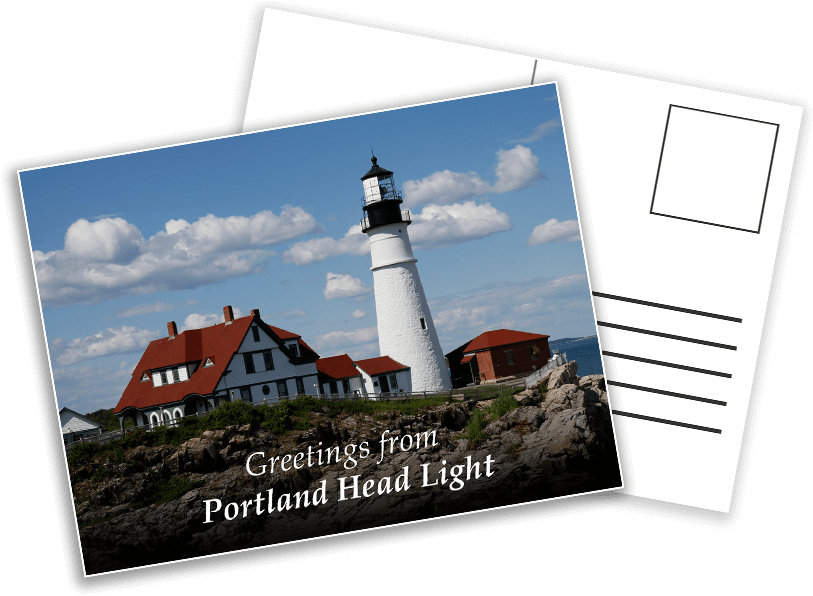 Post Cards Lighthouse Portland Head Light Printing - Portland Head Light (820x600)
