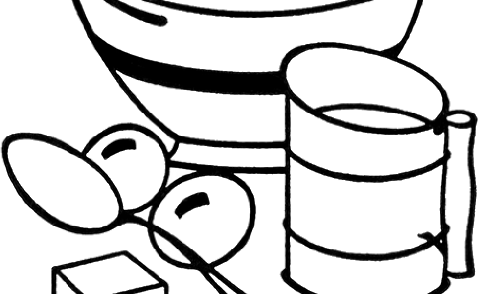 Download By Size - Baking Clipart Black And White (1024x600)