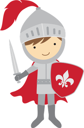 Princesas E Fadas - Knight Clip Art (286x434)