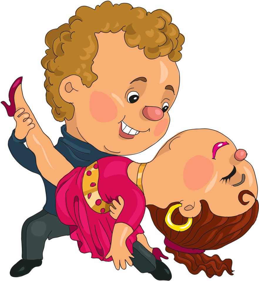 Фото, Автор Soloveika На Яндекс - Animated Old Couples Cartoon Dancing (1019x1024)