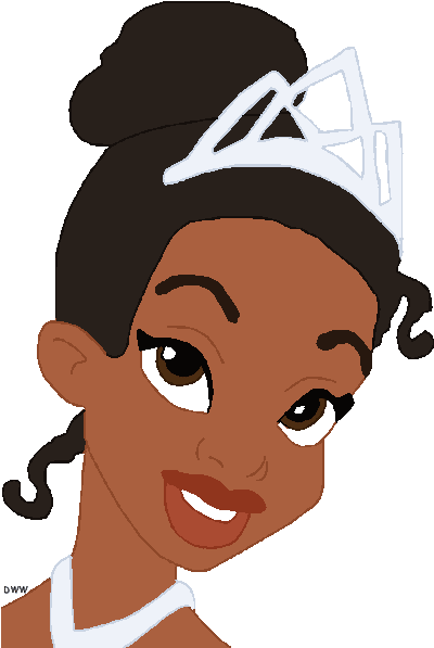 Princess Clipart Tiana - Princess Tiana Clip Art (400x608)