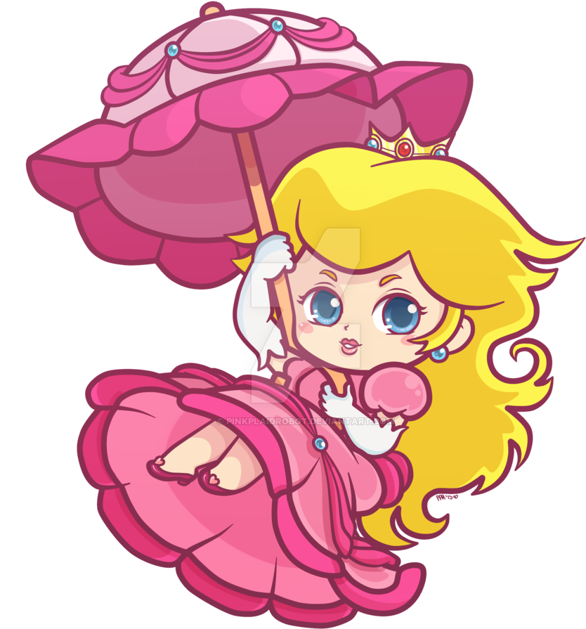 Princess Peach Clipart Transparent - Princess Peach Chibi (1024x1024)