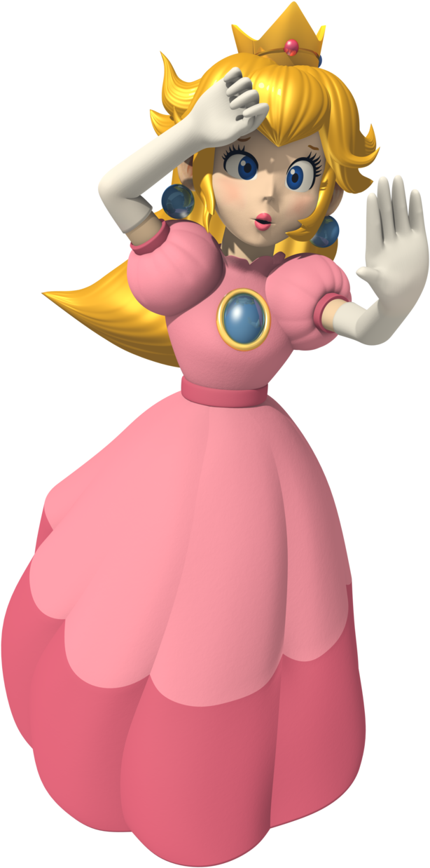 Mmd Princess Peach By Franciscogaga - Princess Peach Classic Dress (632x1264)