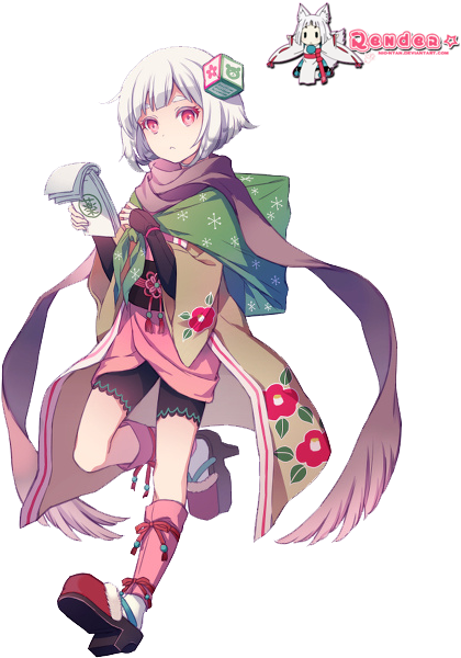 My Character Image - Render Anime Girl For C4d (429x600)