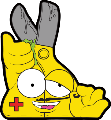 Sicko-scissors - Grossery Gang Sgt Sicko Scissors (363x392)