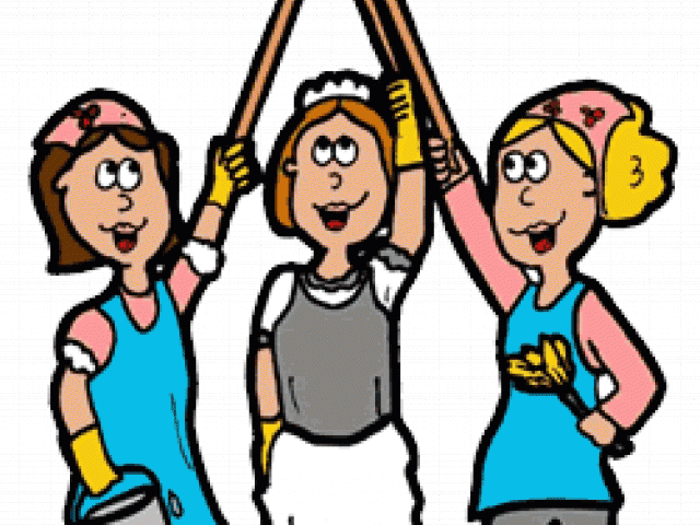 Office Clipart Cleanliness - Housekeeping Clip Art (640x480)